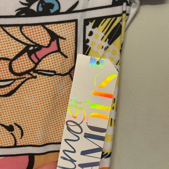 NWT Y2K Era Almost Famous Pop Art Bodycon Midi Dress - Multicolor Size Medium - Picture 3 of 9